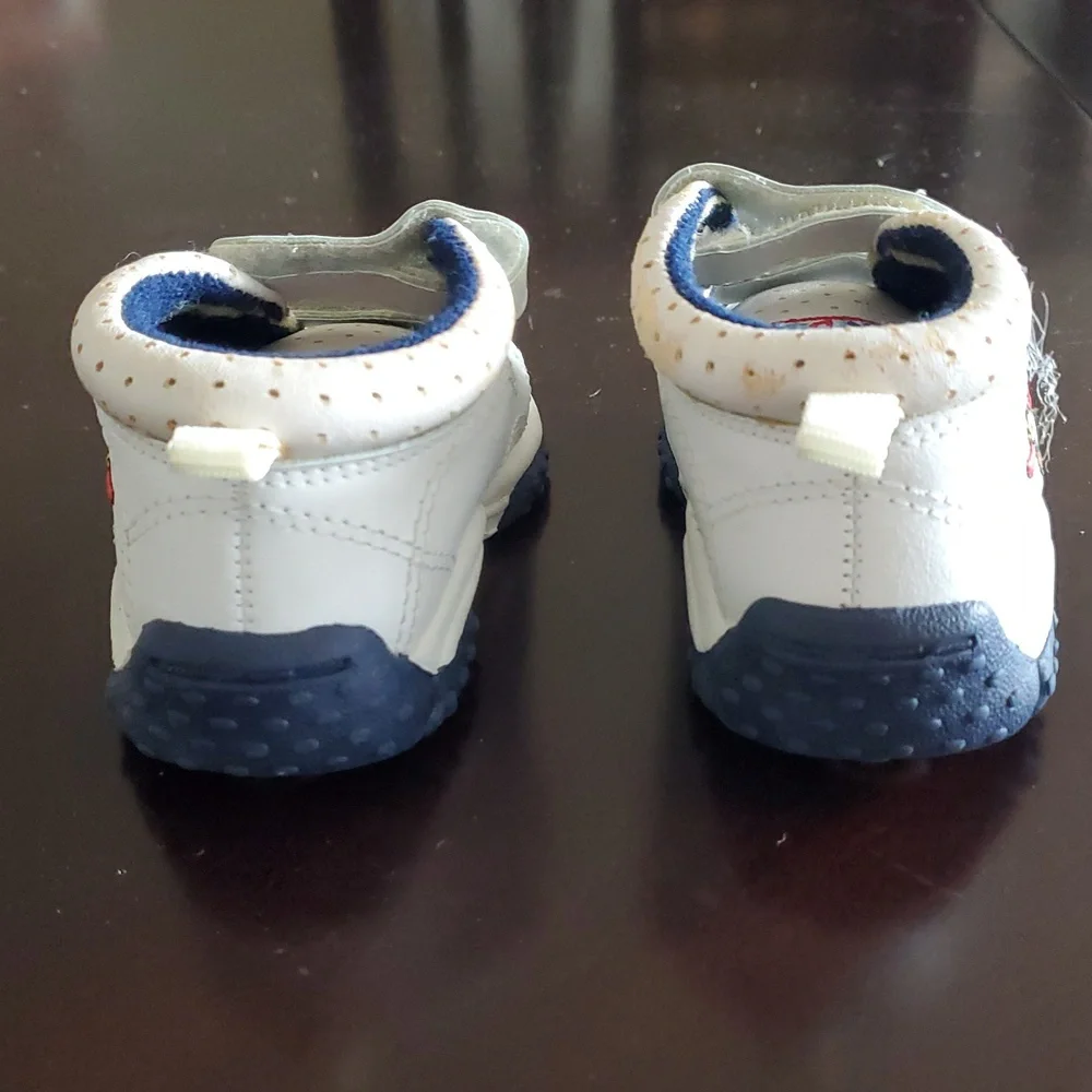 McKids Trucker White and Navy Baby Walkers
